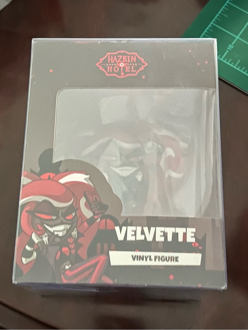 New Velvette Vinyl Figure - Red and Black